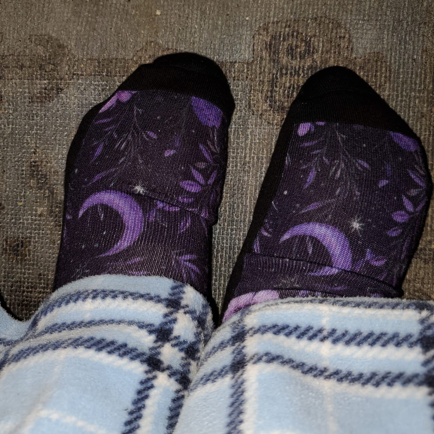 Customer photo review of Purple Moon EasyStretch™ Socks