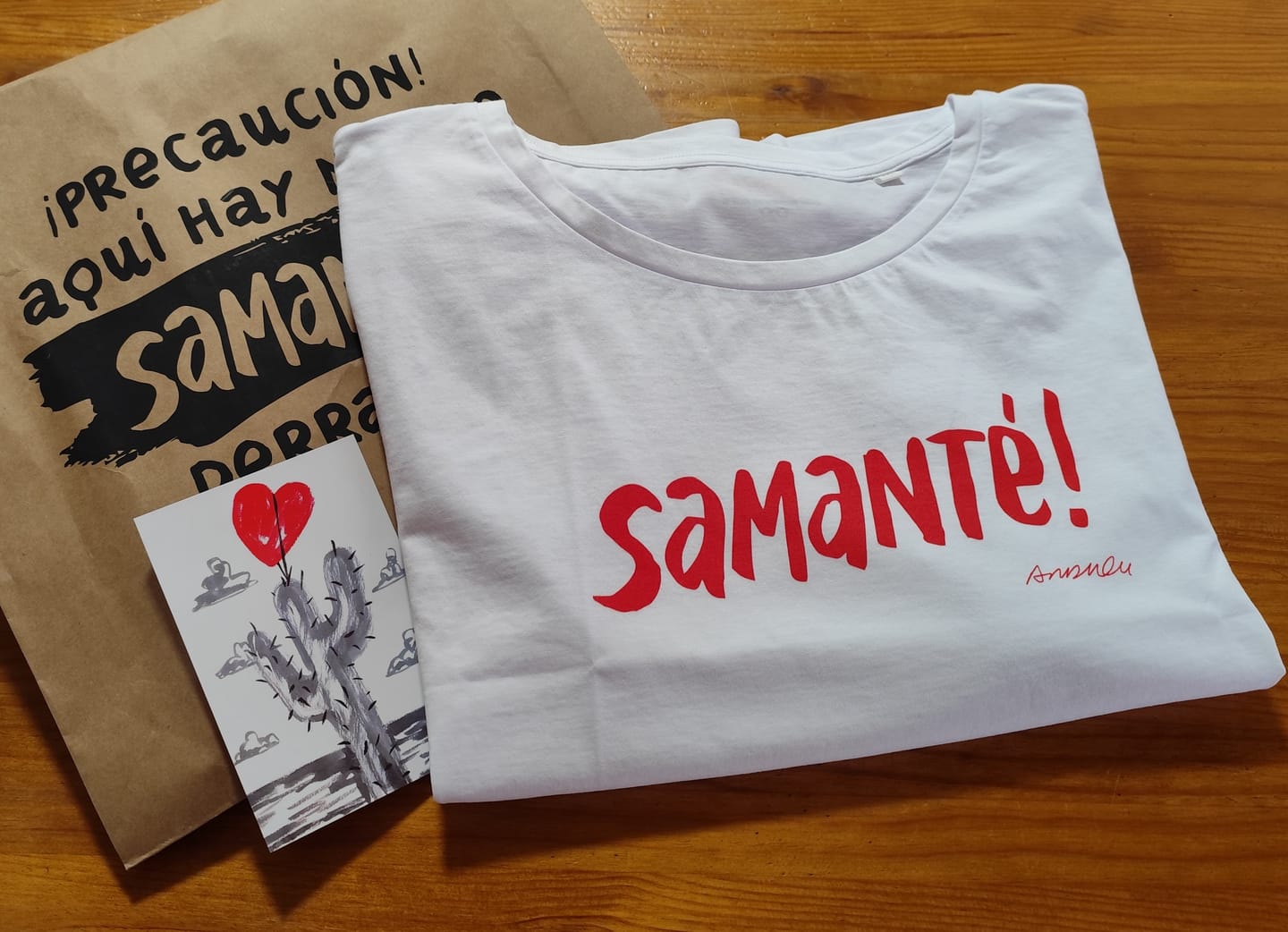 Customer photo review of Camiseta "Samanté!"