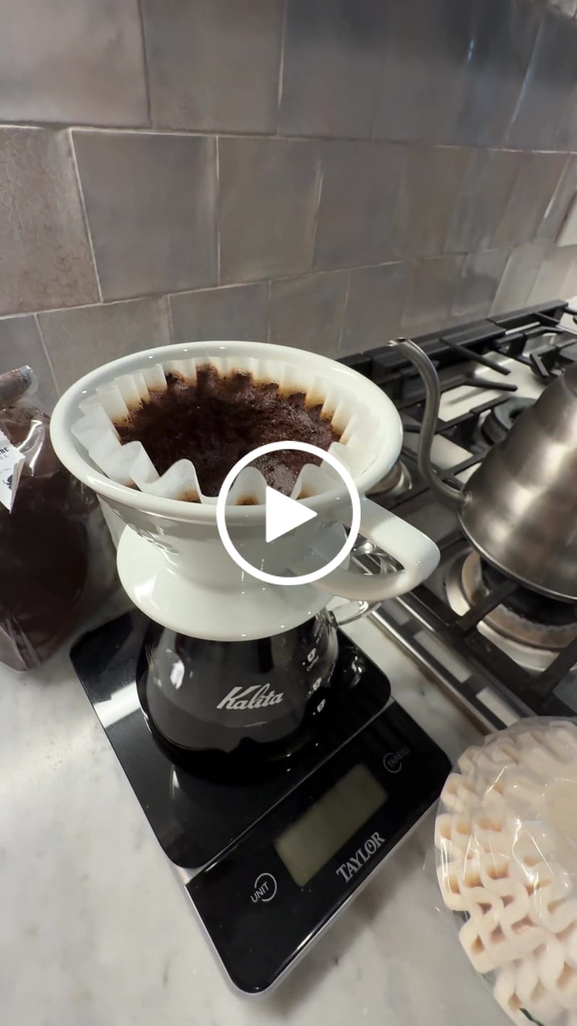 Customer video review of Kalita Wave 185 Coffee Filters - 100ct