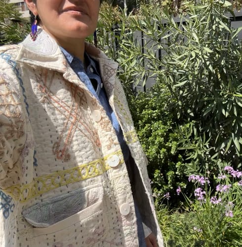 Customer photo review of ASTRID JACKET | GARDEN MOSAIC