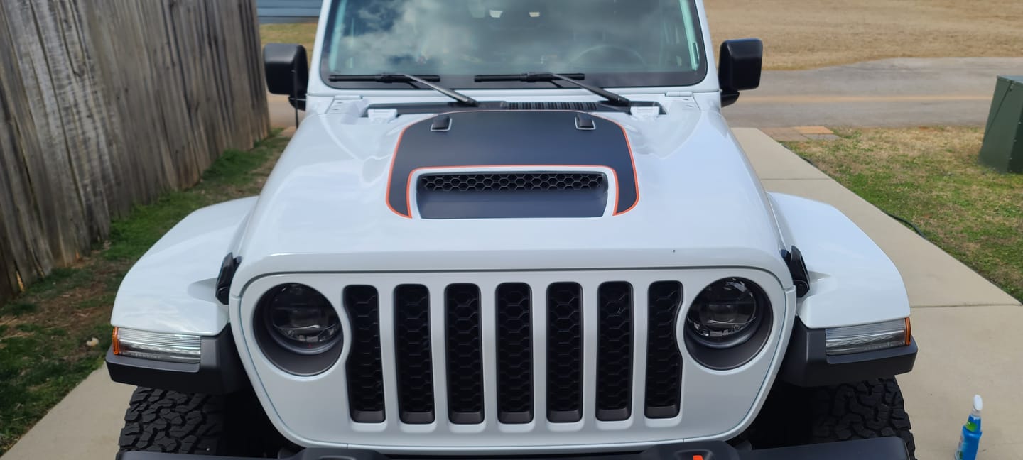 Customer photo review of Hood Graphic for Gladiator MOJAVE