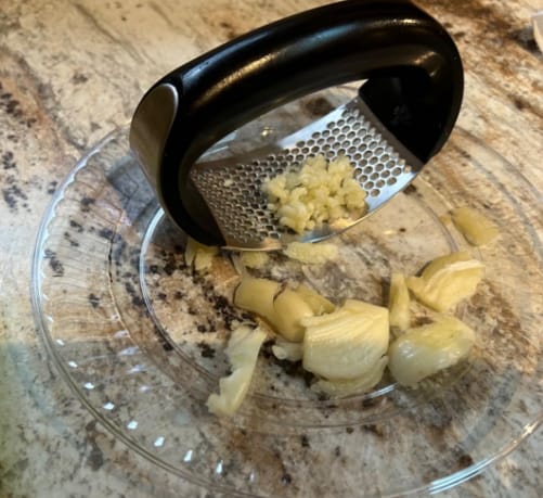 Customer photo review of Ring Garlic Press