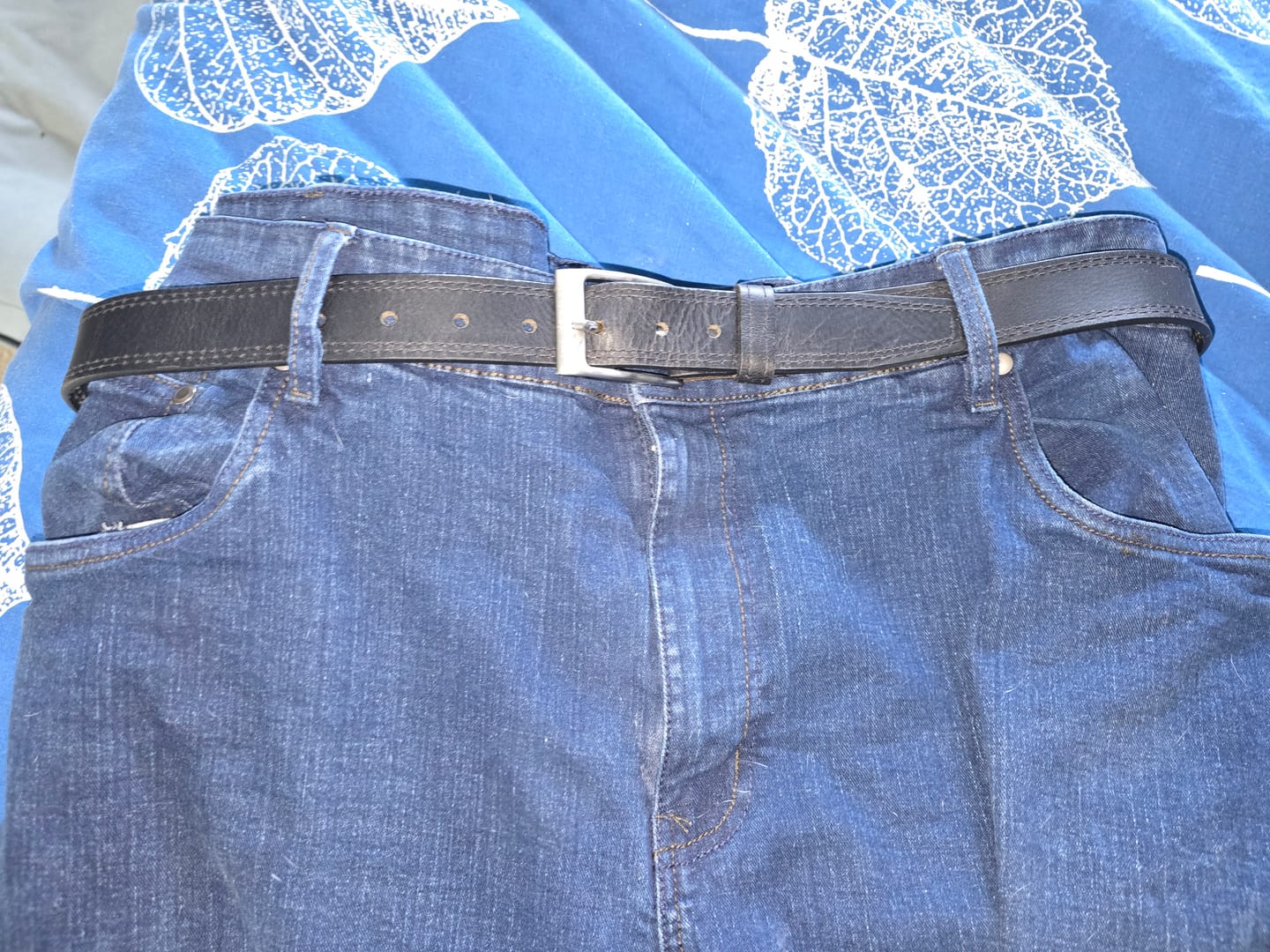 Customer photo review of The Milestone Belt - Black Formal 100% Real Leather Belt