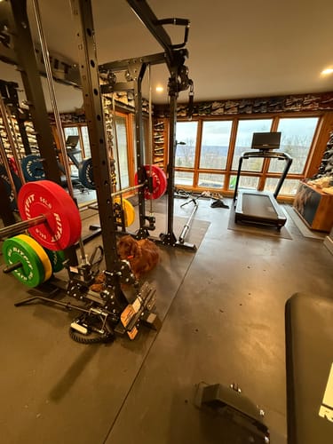 Customer photo review of RitFit 7FT Olympic Barbell Bar 2'' Weight Lifting Bar