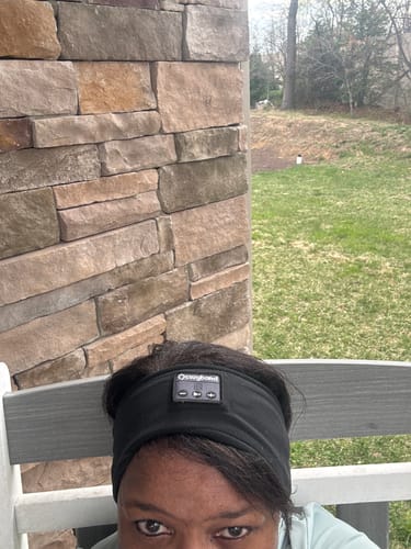 Customer photo review of CozyBand Wireless Headphones