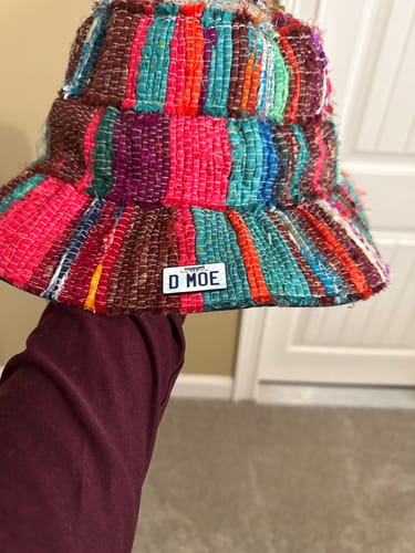 Customer photo review of Mississippi License Plate Enamel Pin