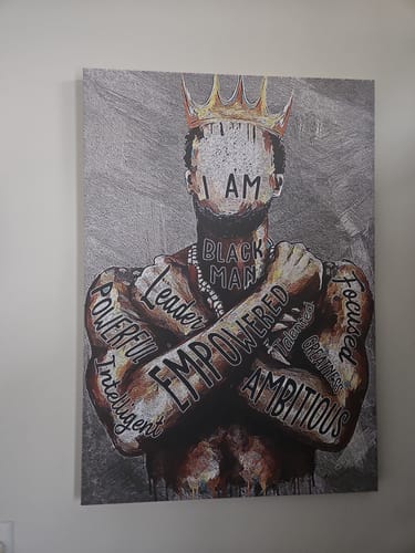 Customer photo review of KING MINDSET CANVAS