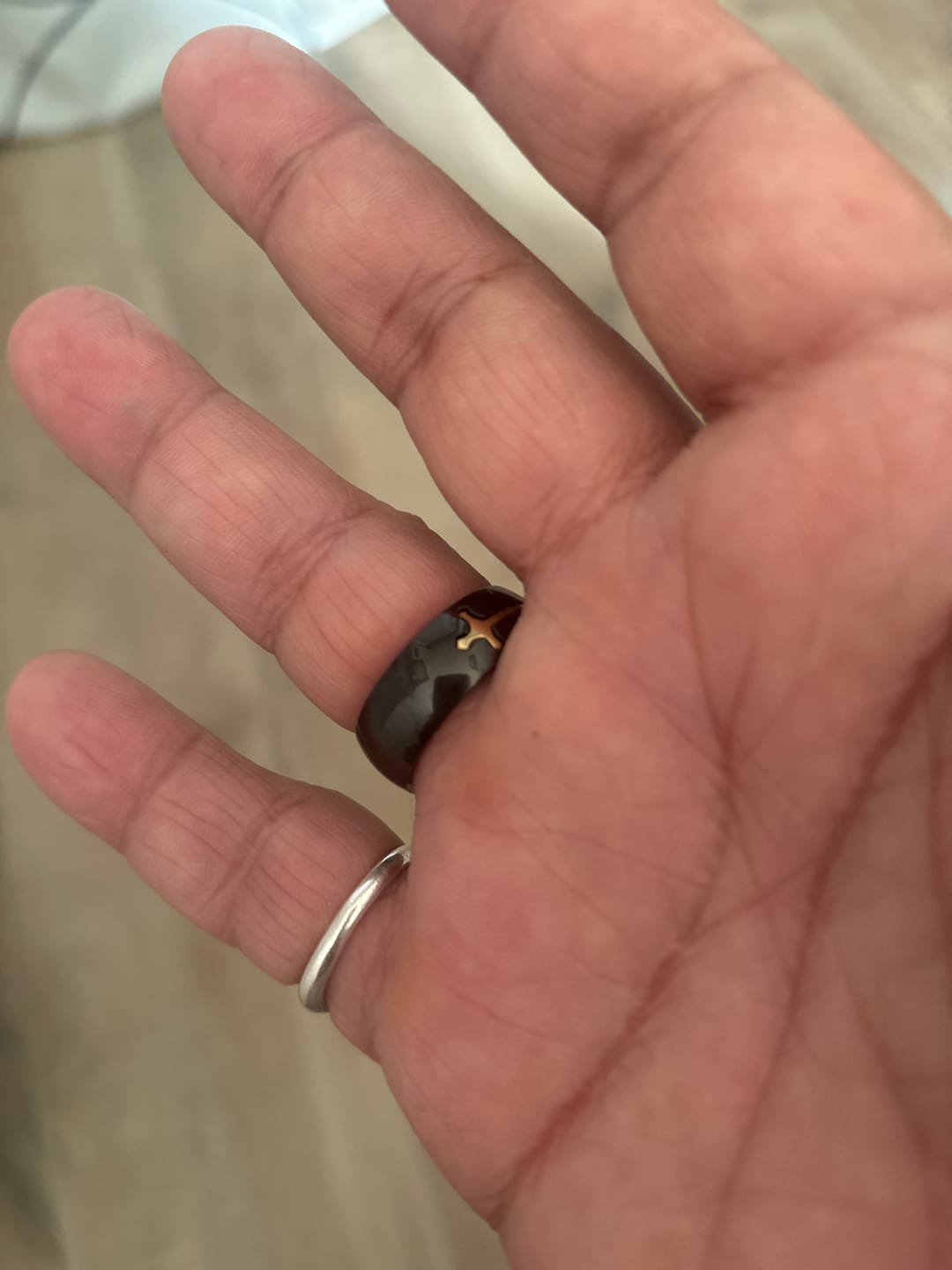 Customer photo review of Bague de la Guerre Sainte