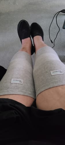Customer photo review of Premium Bamboo Knee Sleeve (Single)