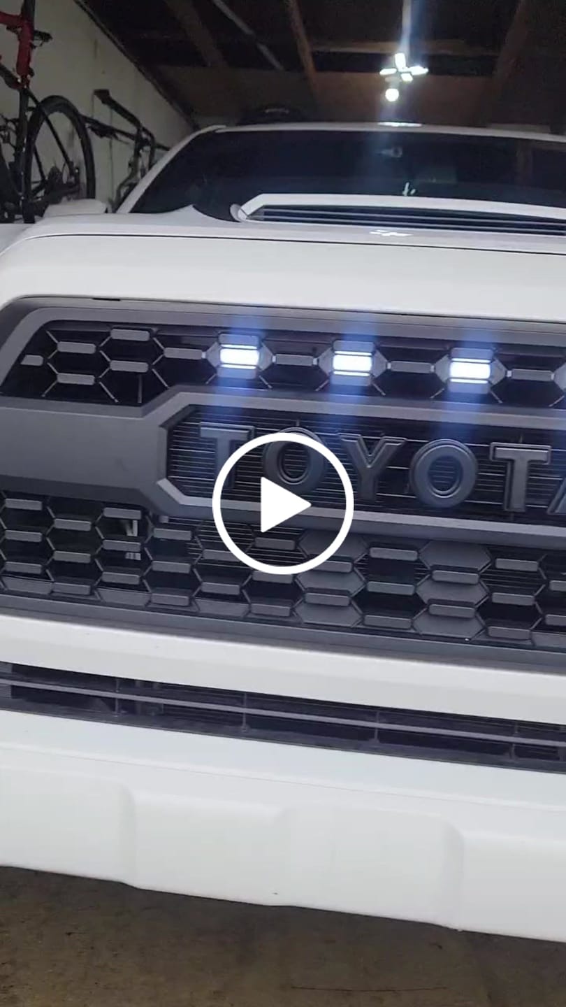 Customer video review of 2016-2023 TOYOTA TACOMA TRD PRO GRILL