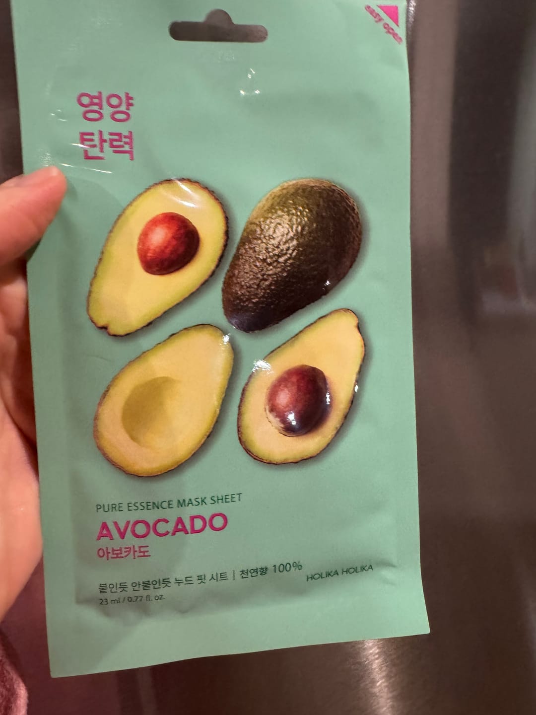 Customer photo review of Auduma maskas Holika Holika Pure Essence Mask Sheet