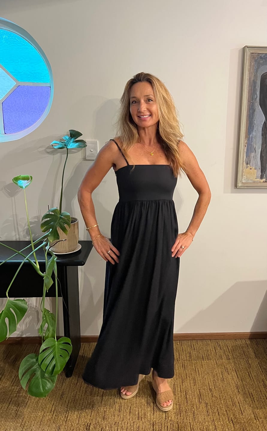 Customer photo review of Camille Maxi Dress