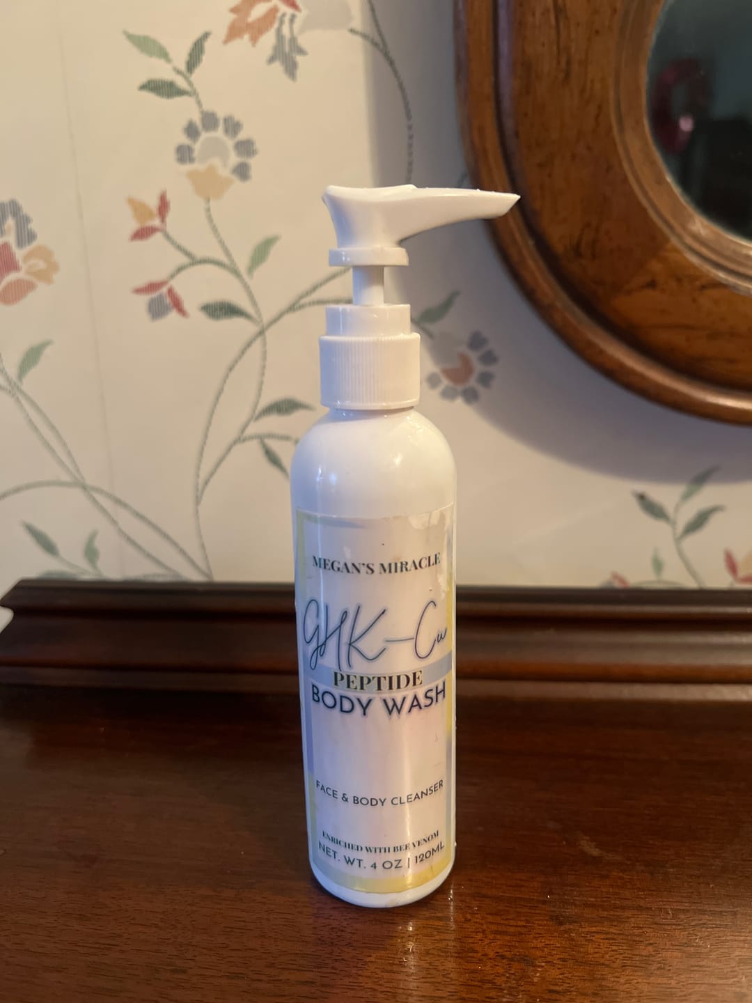 Customer photo review of CUSTOM ORDER: GHK-Cu Peptide Body Wash