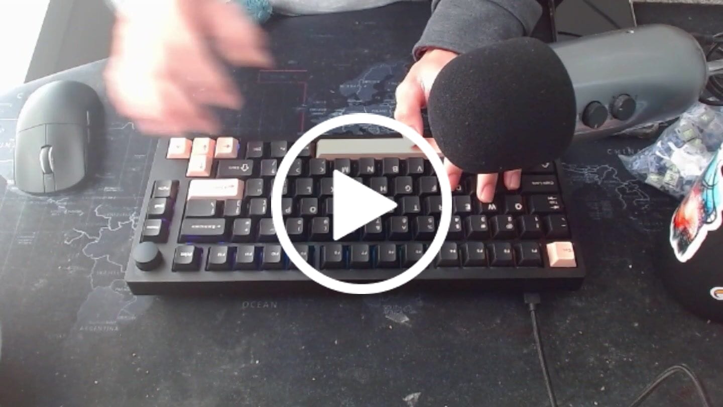 Customer video review of KEYGEEK X MZ Y3 LINEAR SWITCH FACTORY LUBED (10PCS)