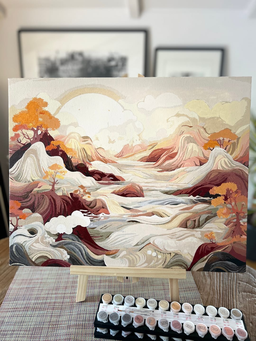 Customer photo review of Abstract Mountain Harmony