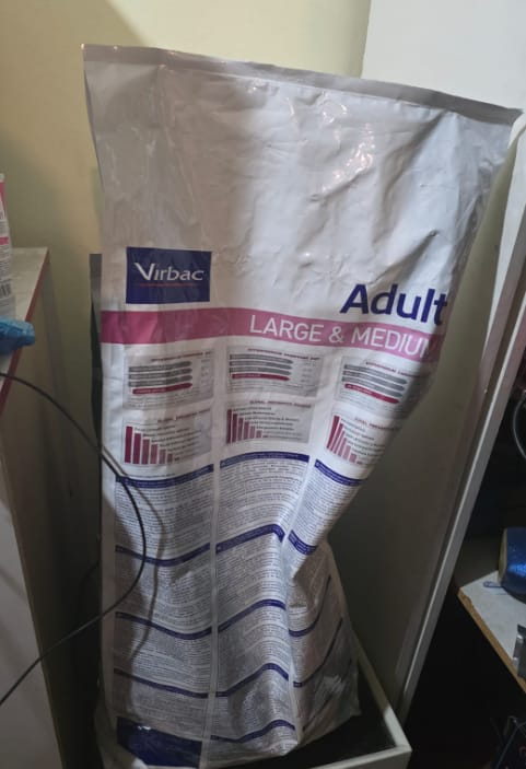 Customer photo review of HPM Virbac Dog Adult Large & Medium 12 kg