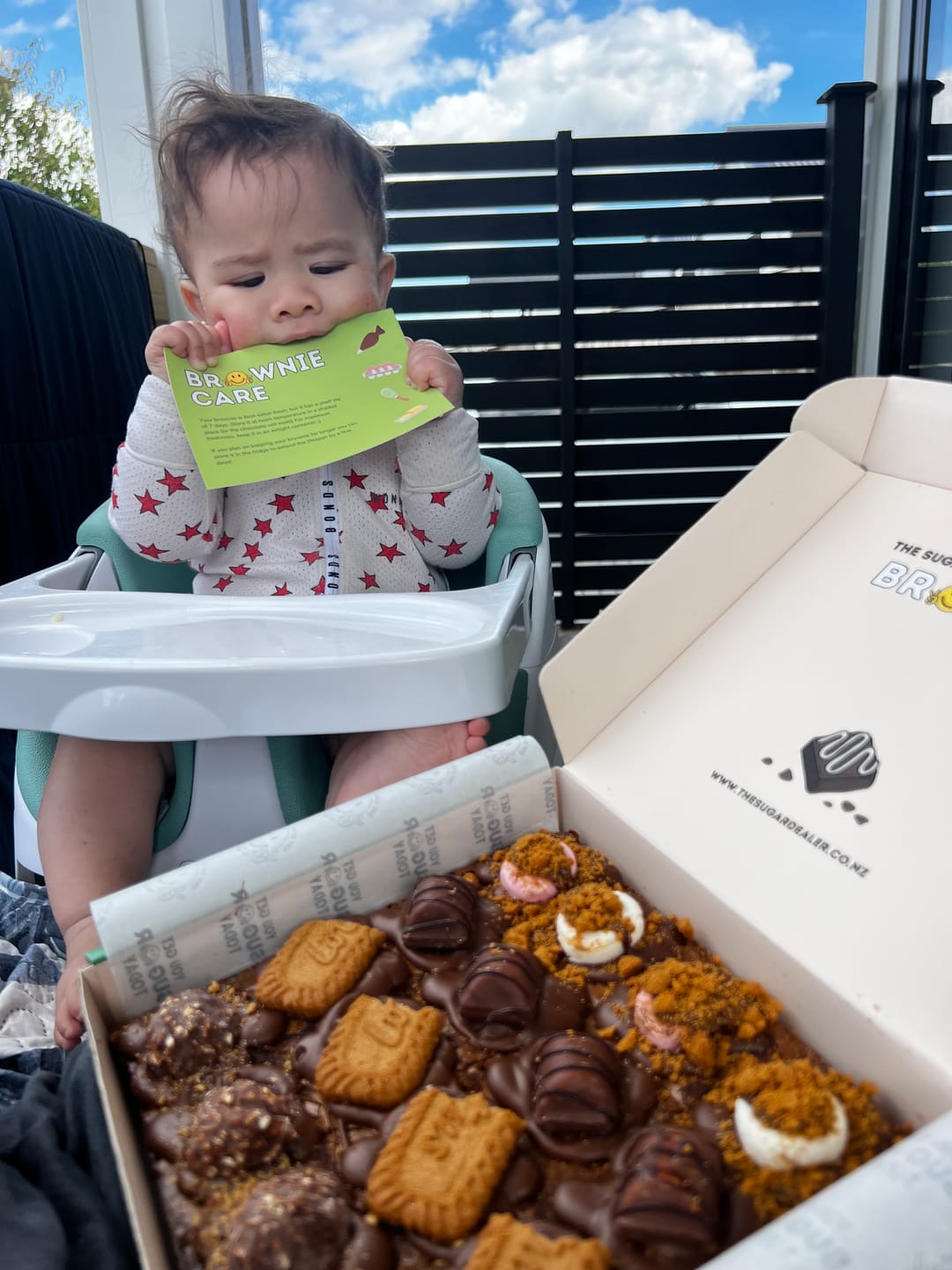 Customer photo review of Favourites brownie