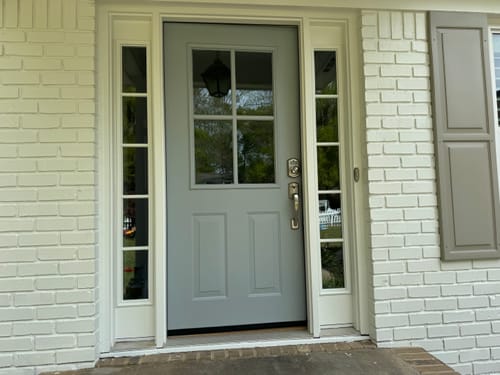 Customer photo review of Clear 4 Lite Glass and Frame Kit (Half Lite)