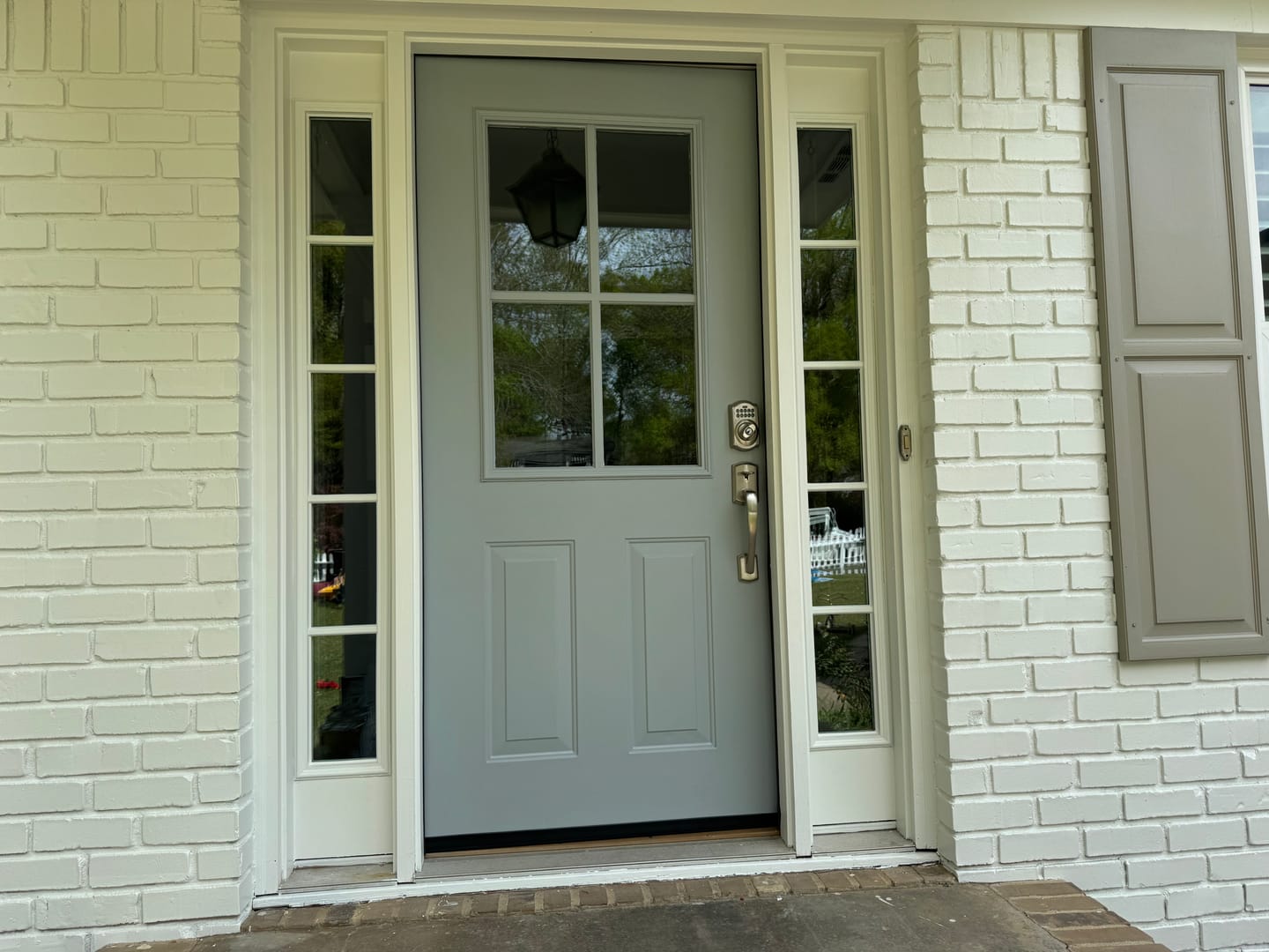 Customer photo review of Clear 4 Lite Glass and Frame Kit (Half Lite)