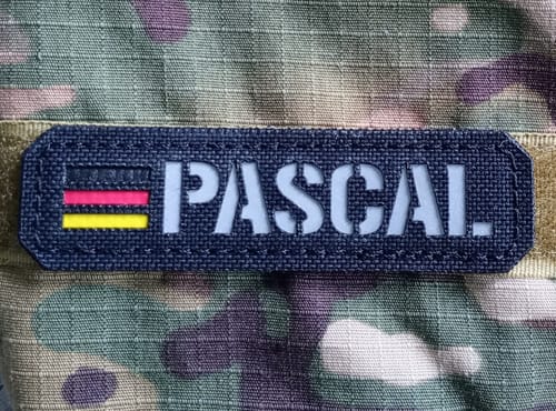 Customer photo review of Individuelle Namensschilder Lasercut Textil Patches (Ab 1 Stück)