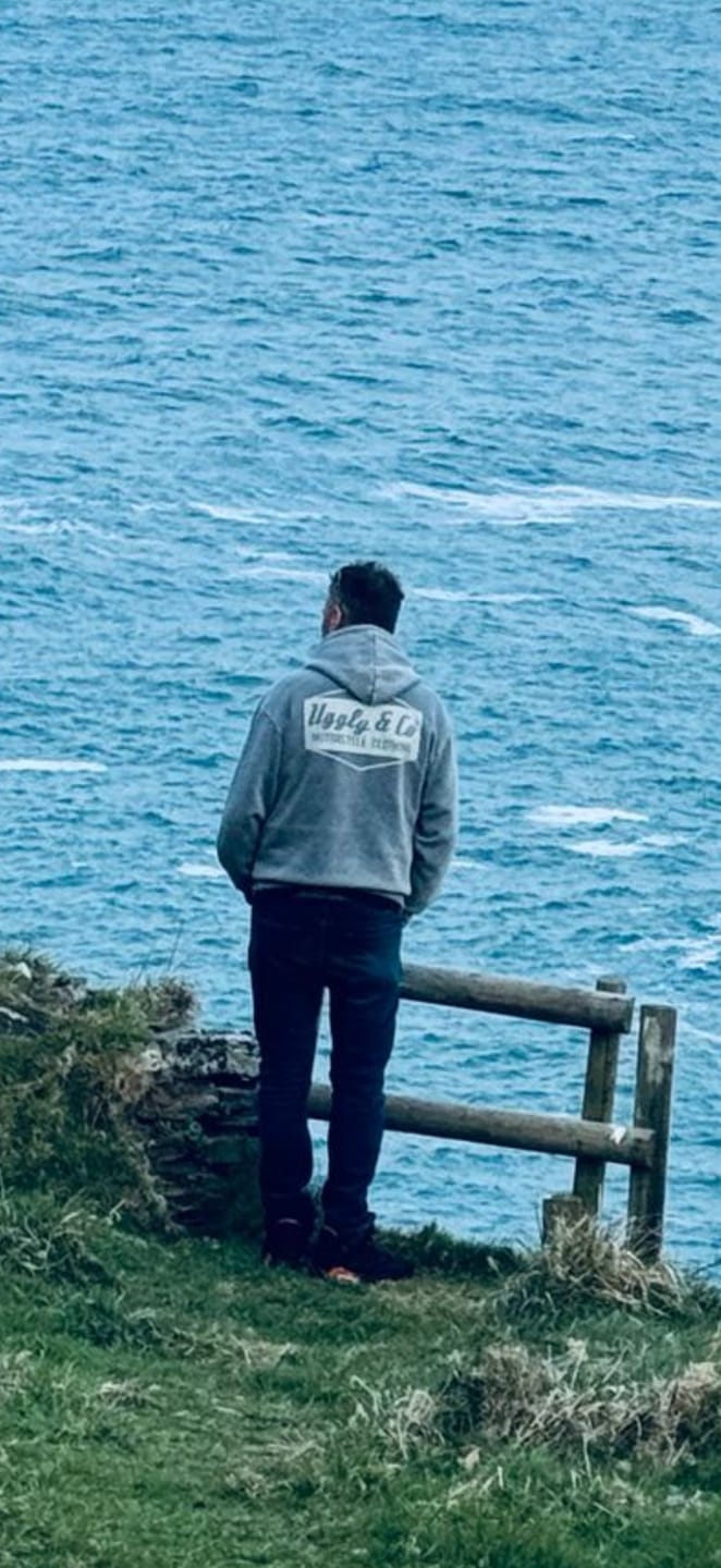 Customer photo review of Blue Diamond Acid Wash Hoodie