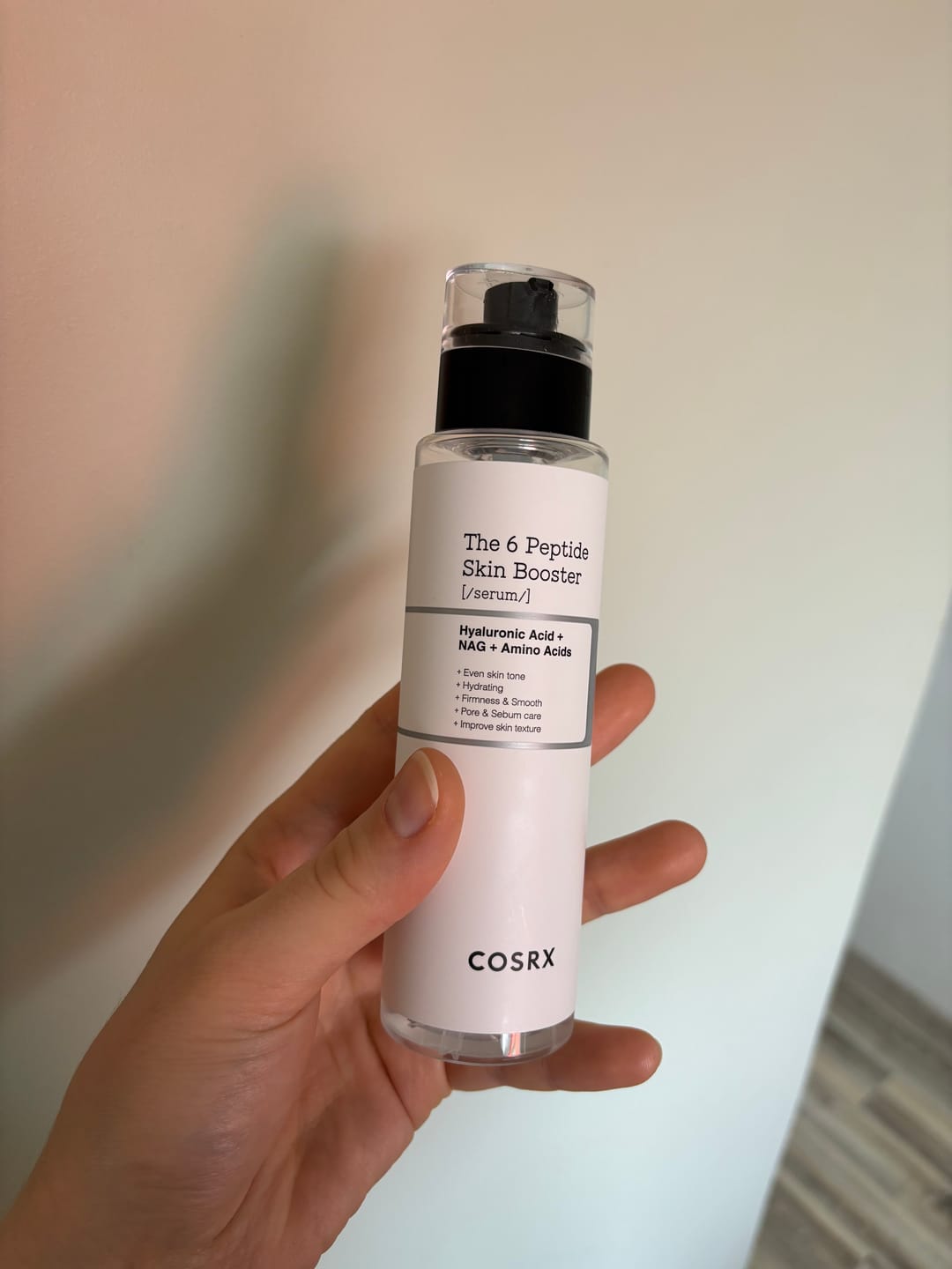 Customer photo review of Peptīdu serums-būsteris sejai COSRX The 6 Peptide Skin Booster Serum