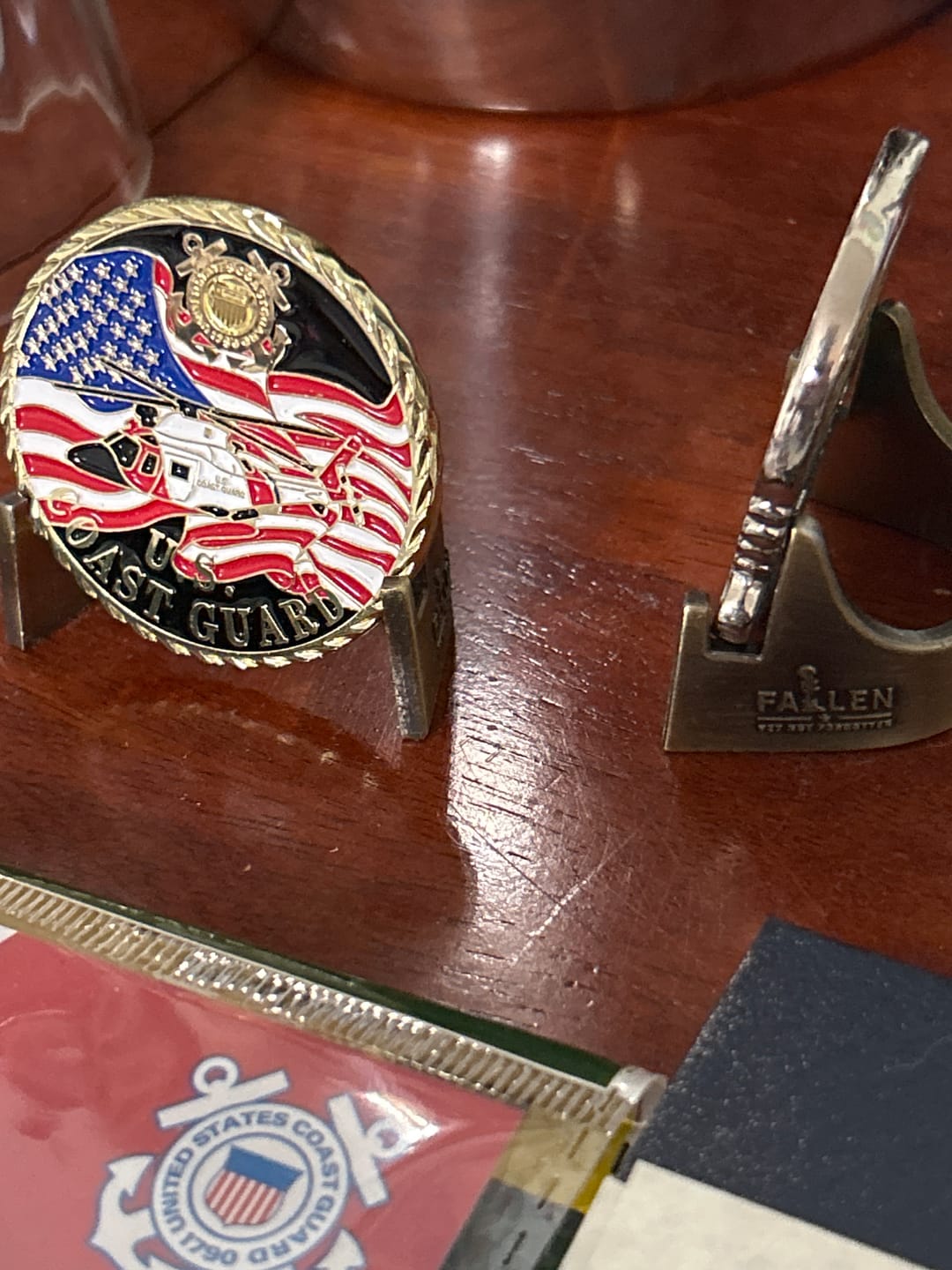Customer photo review of Fallen Yet Not Forgotten Coin Stand