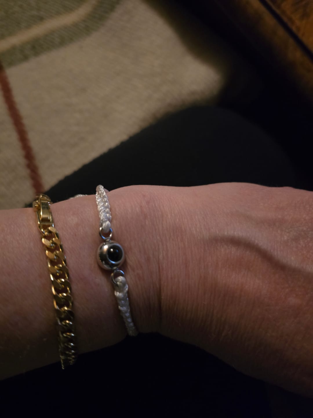 Customer photo review of Personlig fotoarmbånd