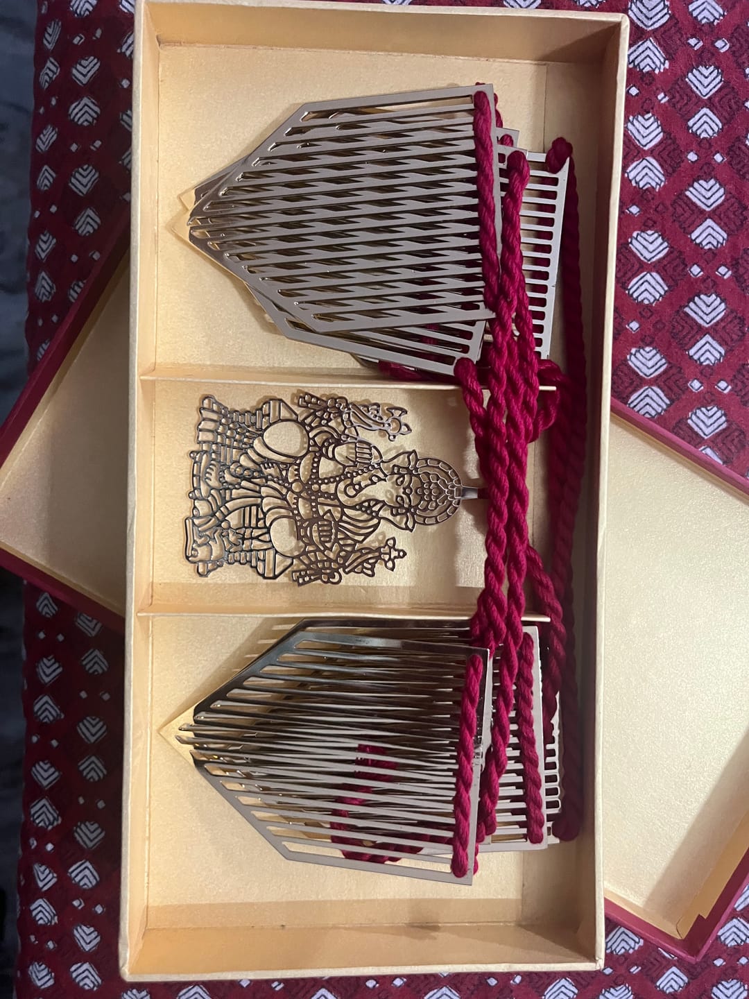 Customer photo review of Decorative Door Hanging - Pentagon With Lines