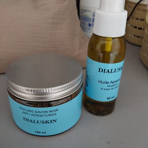 Customer photo review of Peeling savon noir anti vergetures