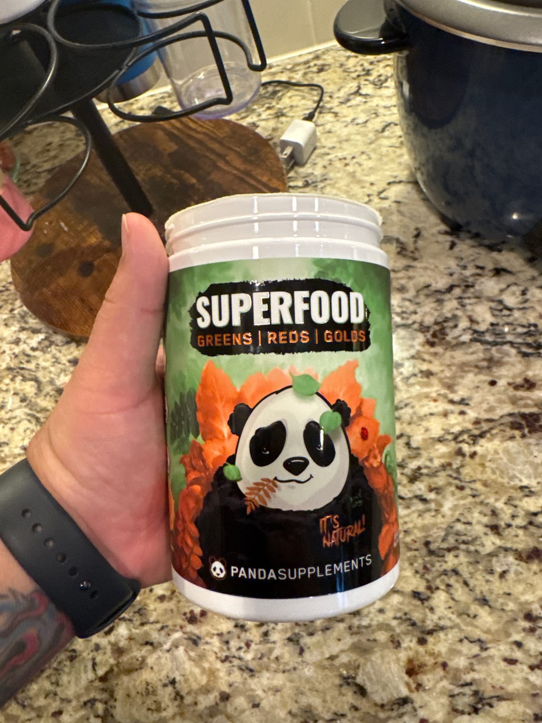 Customer photo review of SUPERFOOD (Greens, Reds & Golds)