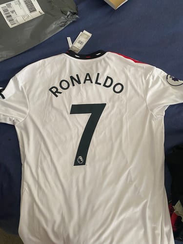 Customer photo review of Mens Mystery Football Shirt