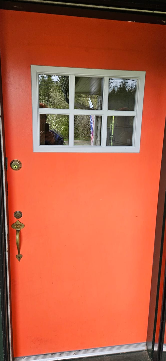 Customer photo review of Clear 6 Lite Glass and Frame Kit (Craftsman)