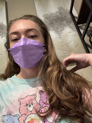 Customer photo review of KN95 Respirator Face Mask: Pastel Bundle