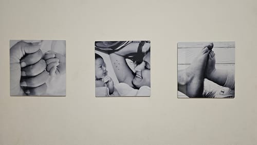 Customer photo review of 2. Metal Photo Tiles