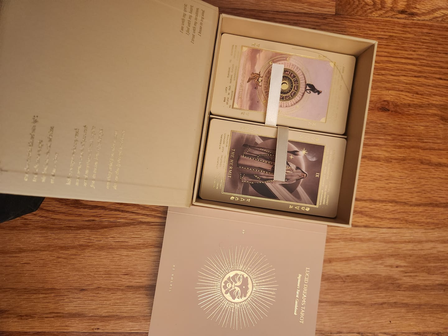Customer photo review of Lucid Dreams Beginners Tarot • With Keywords™ {EDITION 4}