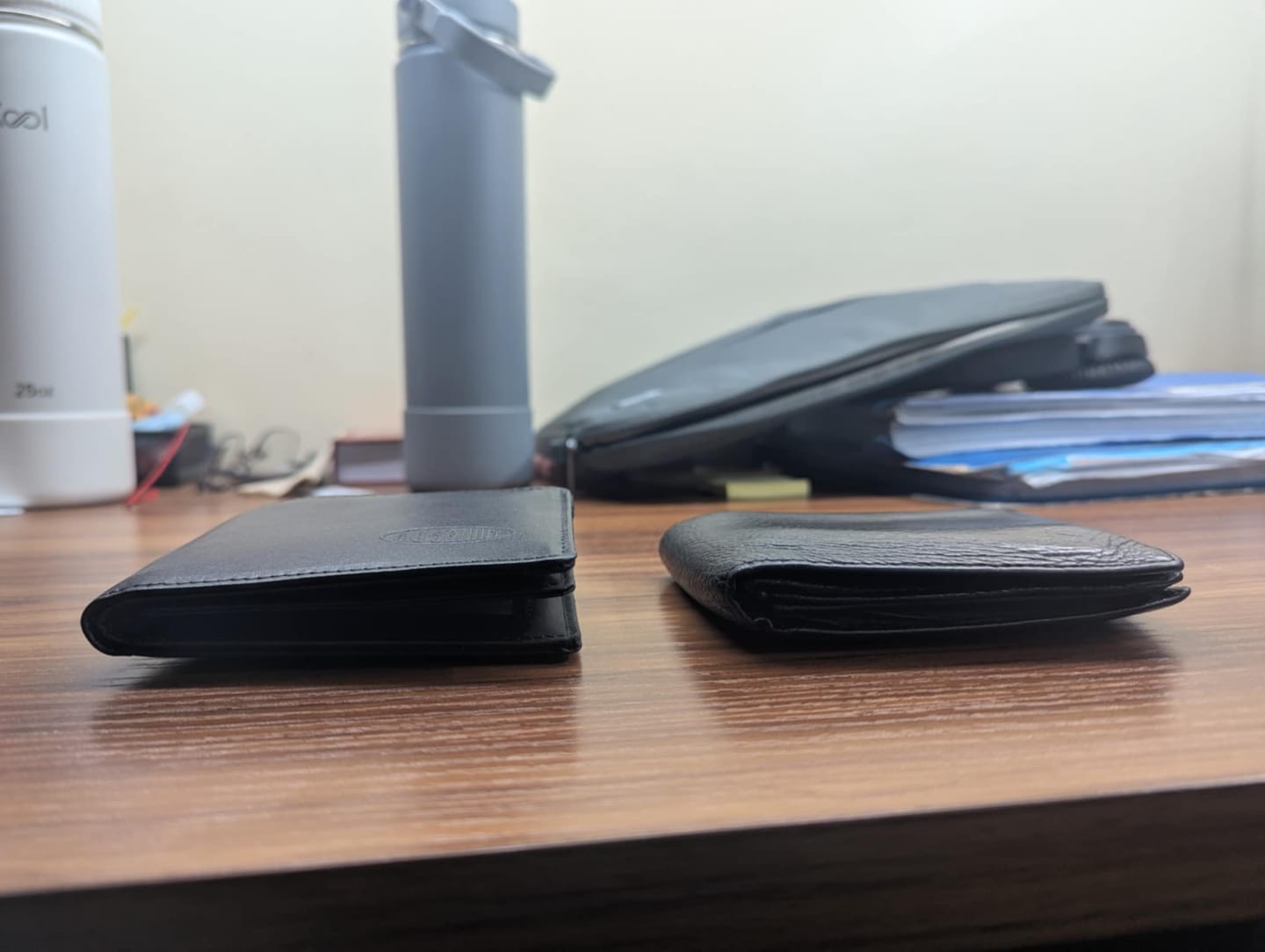 Customer photo review of RFID Leather L-Fold Black