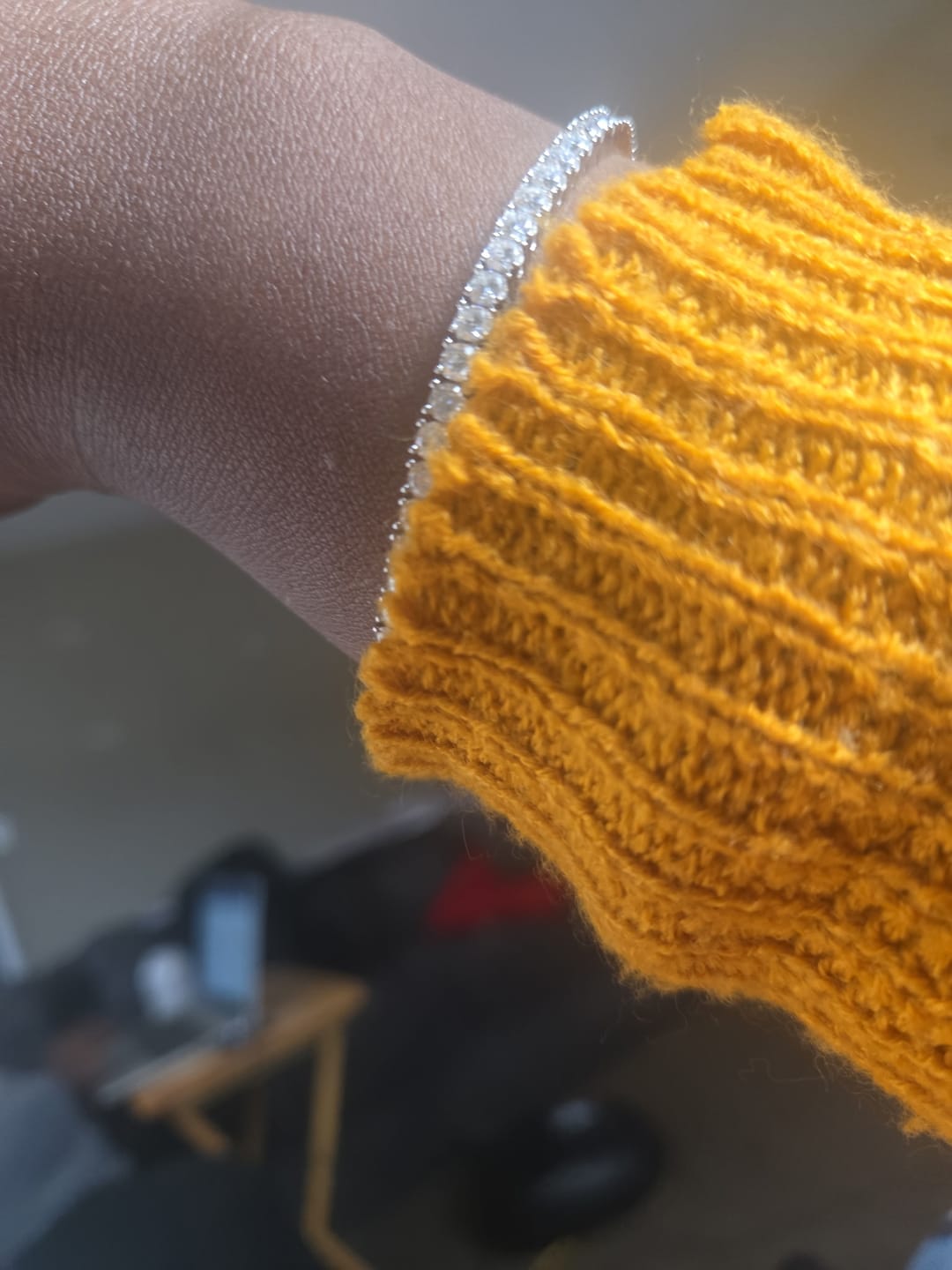 Customer photo review of The Eternal Tennis Bracelet