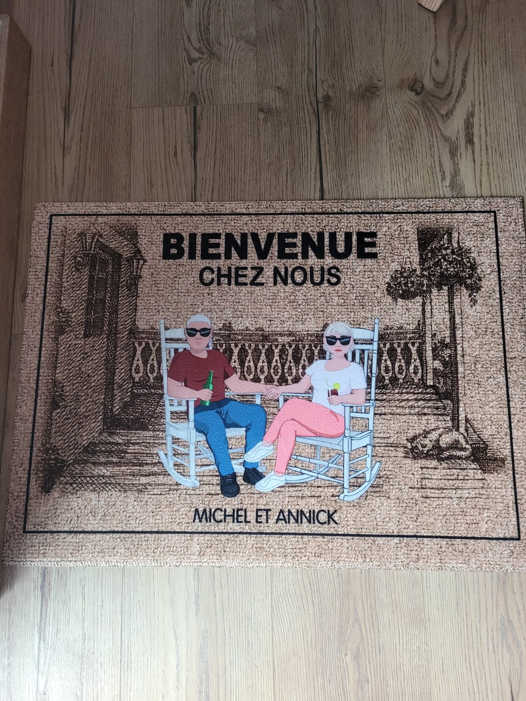 Customer photo review of Chez nous - Couple-Paillasson