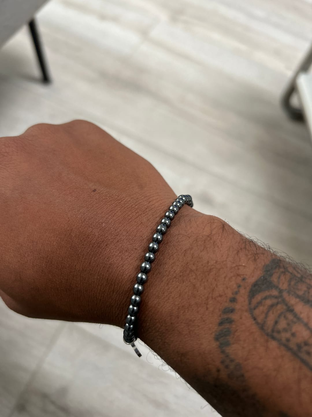 Customer photo review of Hematite Bracelet Mini