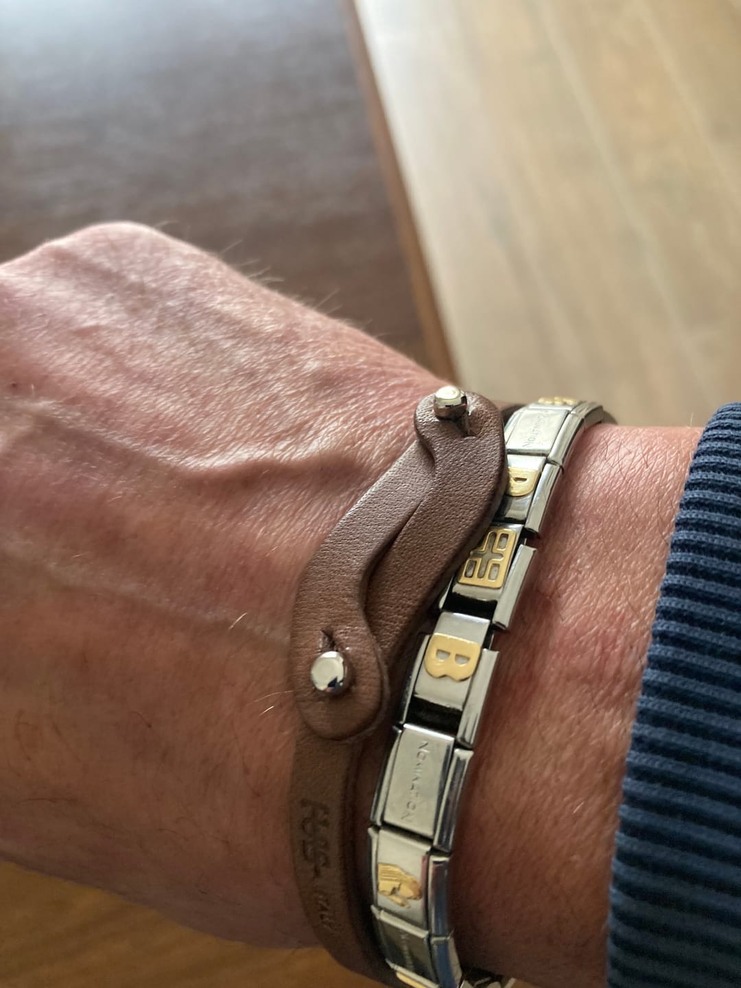 Customer photo review of Bracciale pelle Noi Tulsi