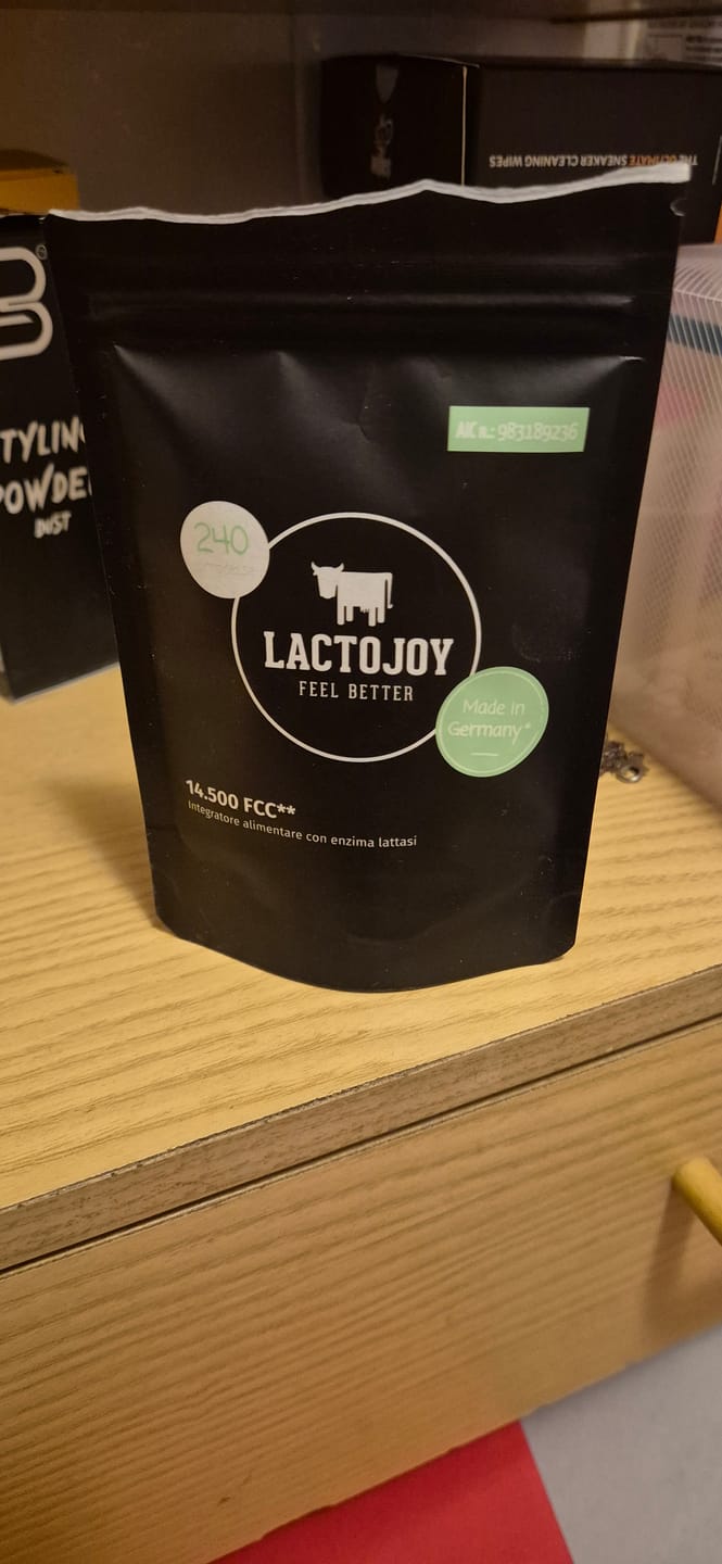 Customer photo review of LactoJoy Lactase Pills - 14.500 FCC - 240 pcs refill bag