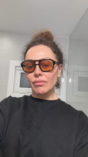 Customer photo review of Miami - Tortoise / Orange