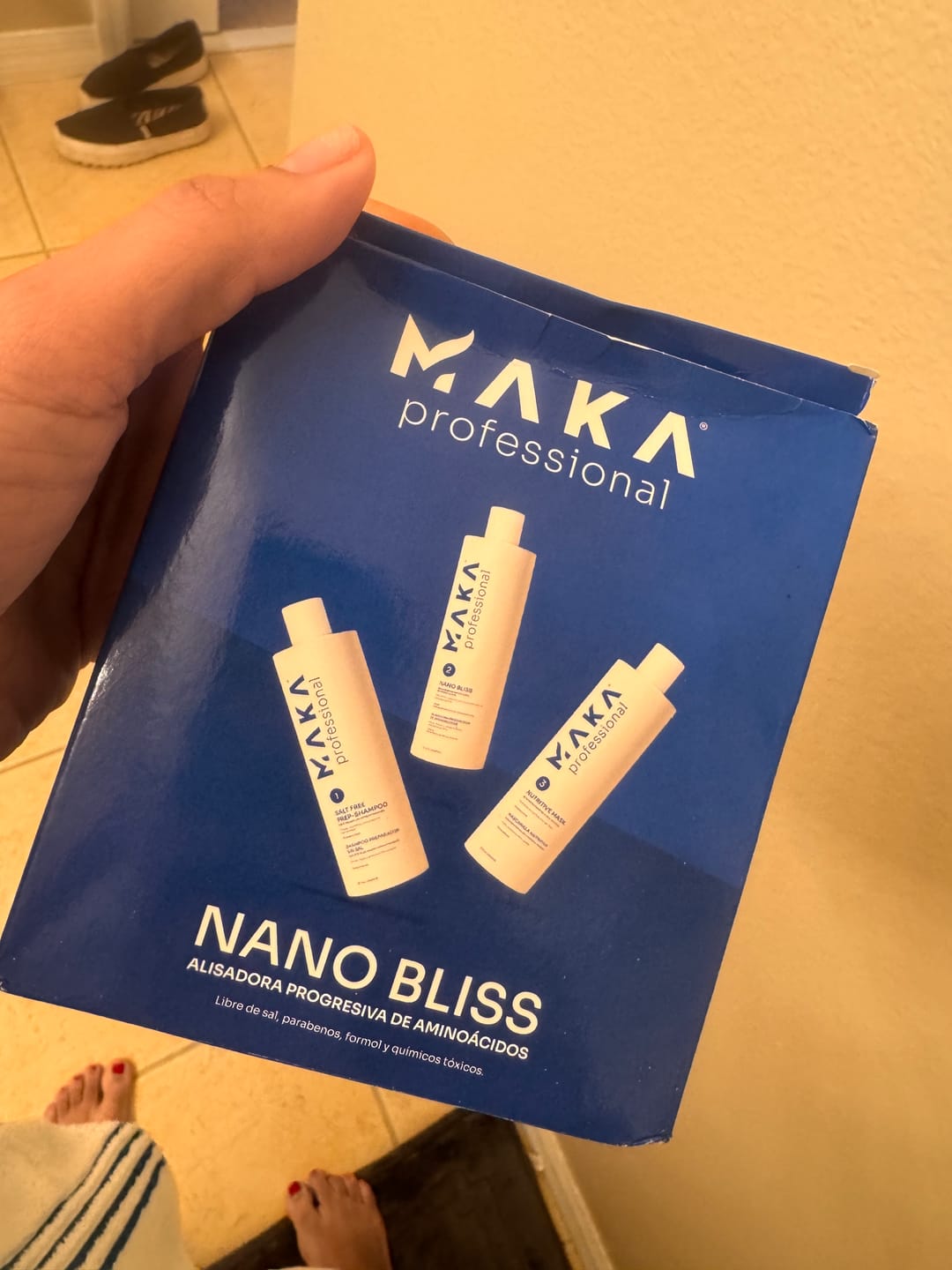 Customer photo review of Nano Bliss Single Doses Kit 120 ML