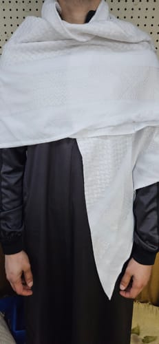 Customer photo review of Keffiyeh White