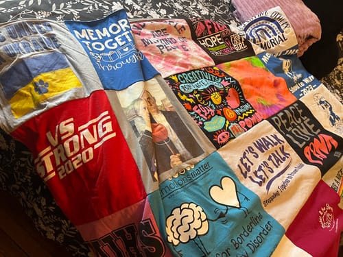 Customer photo review of T Shirt Quilt by Project Repat