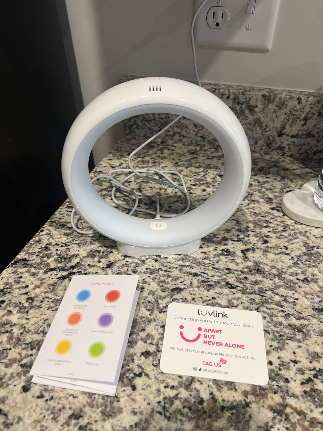 Customer photo review of Infinity Lamp