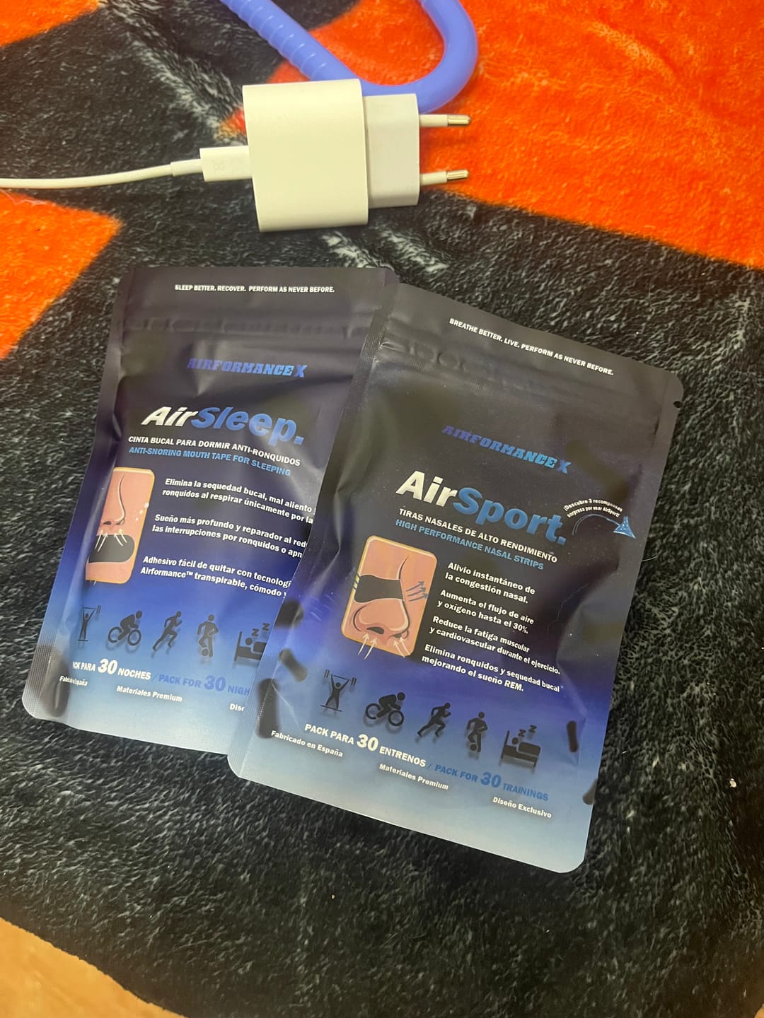 Customer photo review of AirSport® Tiras Nasales de Alto Rendimiento