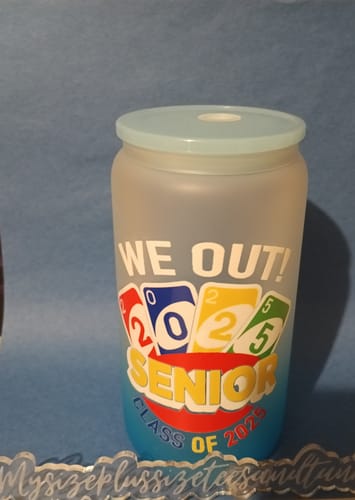 Chiquita D. review of UV DTF Cup Decal- We Out Senior 2025 image 1 out of 1