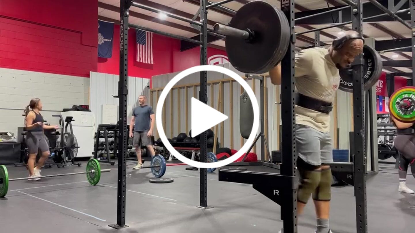 Customer video review of 7MM Inferno Knee Sleeves - OD Green - IPF Approved